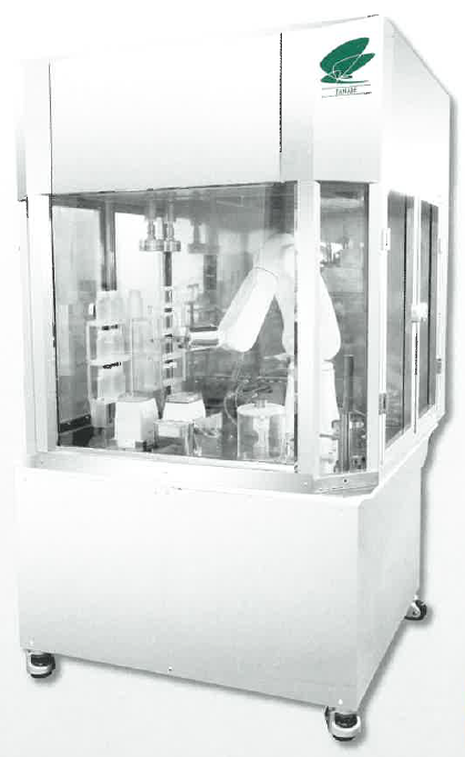 粉体秤量/調製ロボットセル