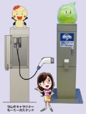 透器ヘッドEV充電スタンド