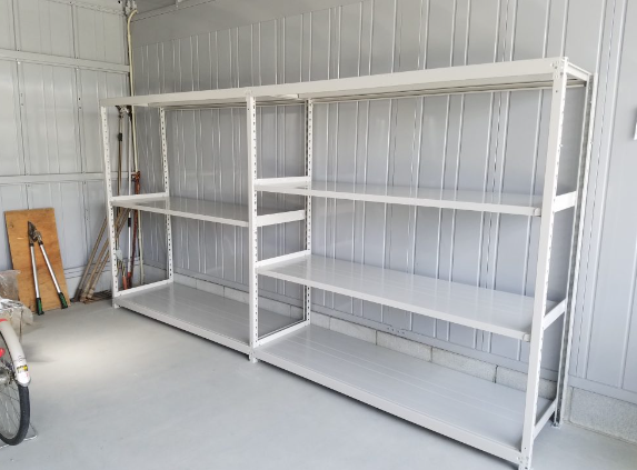 【スチールラック導入事例】個人宅のガレージ