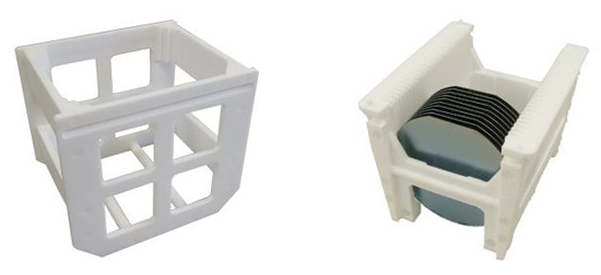 基板・フォトマスク洗浄用治具『特注カセット・ビーカー』