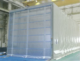 伸縮式テントブース『ウォーキングシャッター』