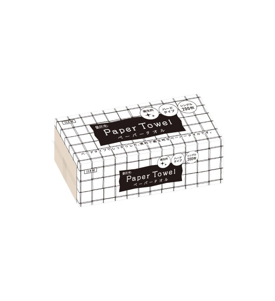 花束ペーパータオル（ハード）200枚