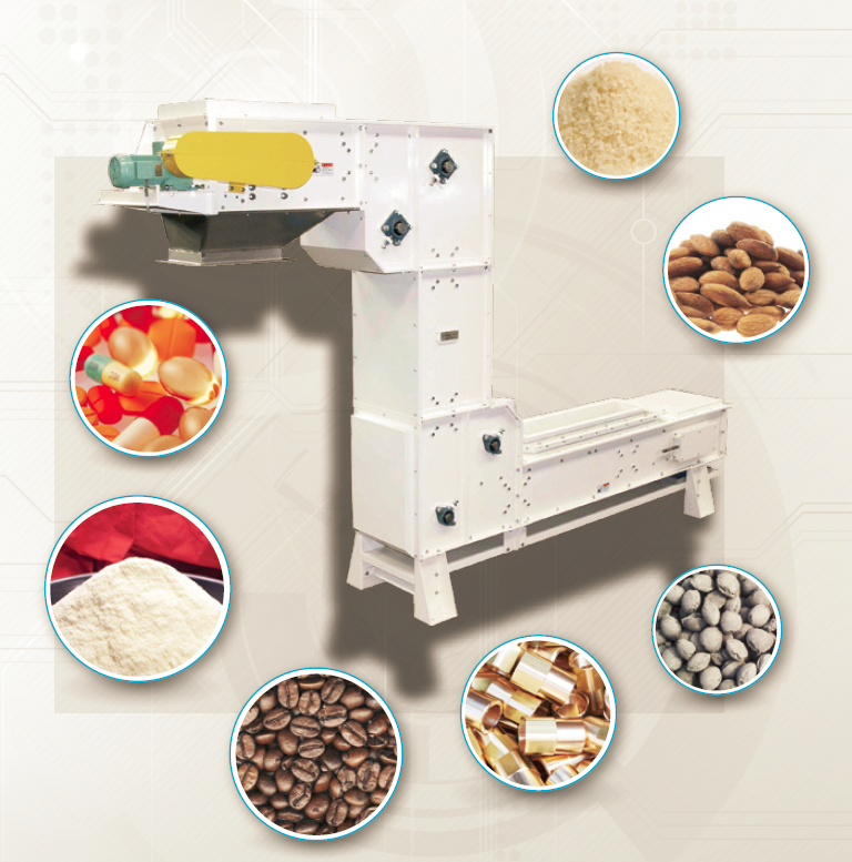 ピボットコンベア SPS-6型　洗浄タイプ（バケットコンベア）