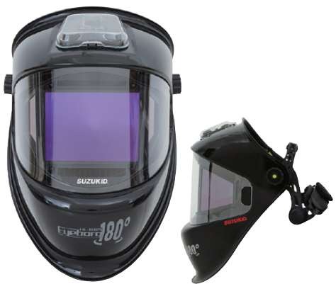 液晶式3面自動遮光溶接面『Eyeborg180°シリーズ』