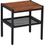 Natural wooden side table