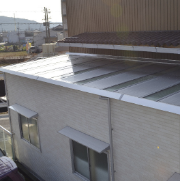 強化合わせガラス庇『アルミハードデッキ』