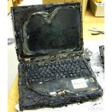 【データ復旧事例　１】火災現場からのPCデータ復旧