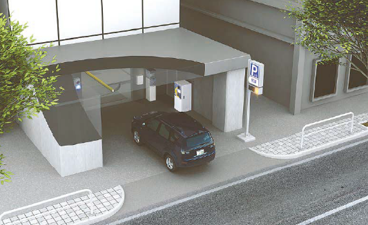機械式立体駐車場設備＋料金精算システム『タワーリンクシステム