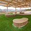 [Order Bench Delivery Example] Outdoor Bench "Hakoben" Series