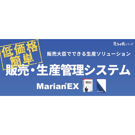 【中小企業向け】低価格・短納期導入可！ 販売・生産管理システム