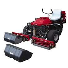 バロネス芝刈機　乗用3連アプローチモア　「LM185B/BW」