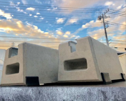 配管架台・電気配管などの固定に　基礎ブロック　カタログ進呈中