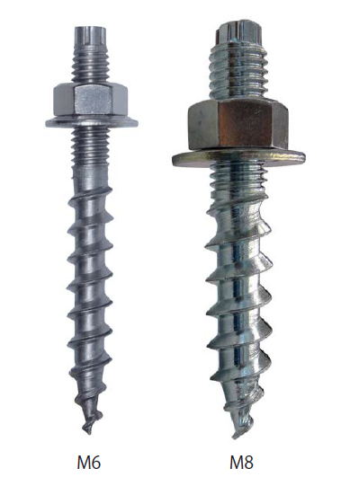 マルチタイプねじ固定式アンカー『ボルトスクリュー BS/SBS』 日本