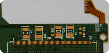 プリント基板製造　リジッドフレキ基板