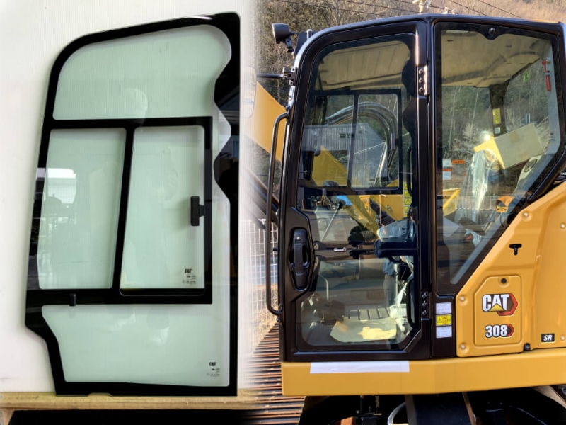 特殊車両　ウインドウガラス