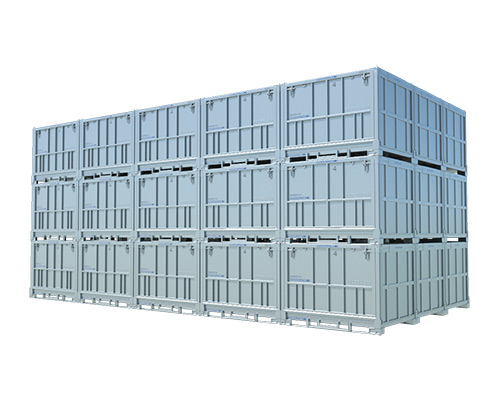 個体管理可能な鉄製ＩＢＣ容器（コンテナ）のレンタルサービス