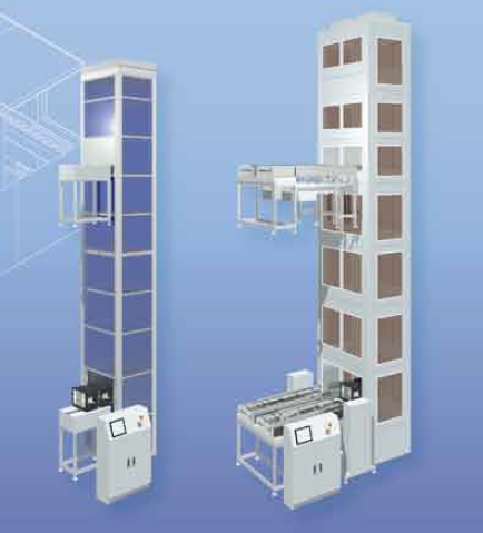 多階層CR対応クリーン垂直搬送システム