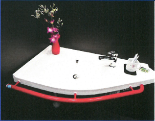 手すり付洗面カウンター『コルピネン ガイウスオリジナル』