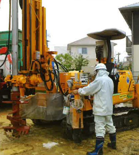 柱状地盤改良工法『スリーエスG-cube工法』