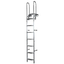 Dedicated aluminum ladder for excavation site "Vertical Aluminum Step"