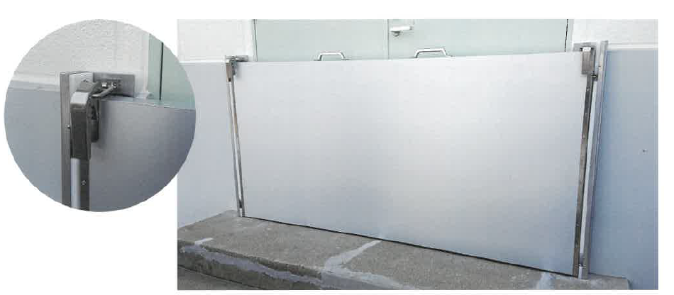 止水板『とめみちゃん TypeCキャッチクリップタイプ』