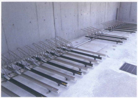 平置式スライド型自転車ラック『JCR-SFB-1型』