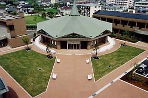 景観工事　ポーラスグラベル