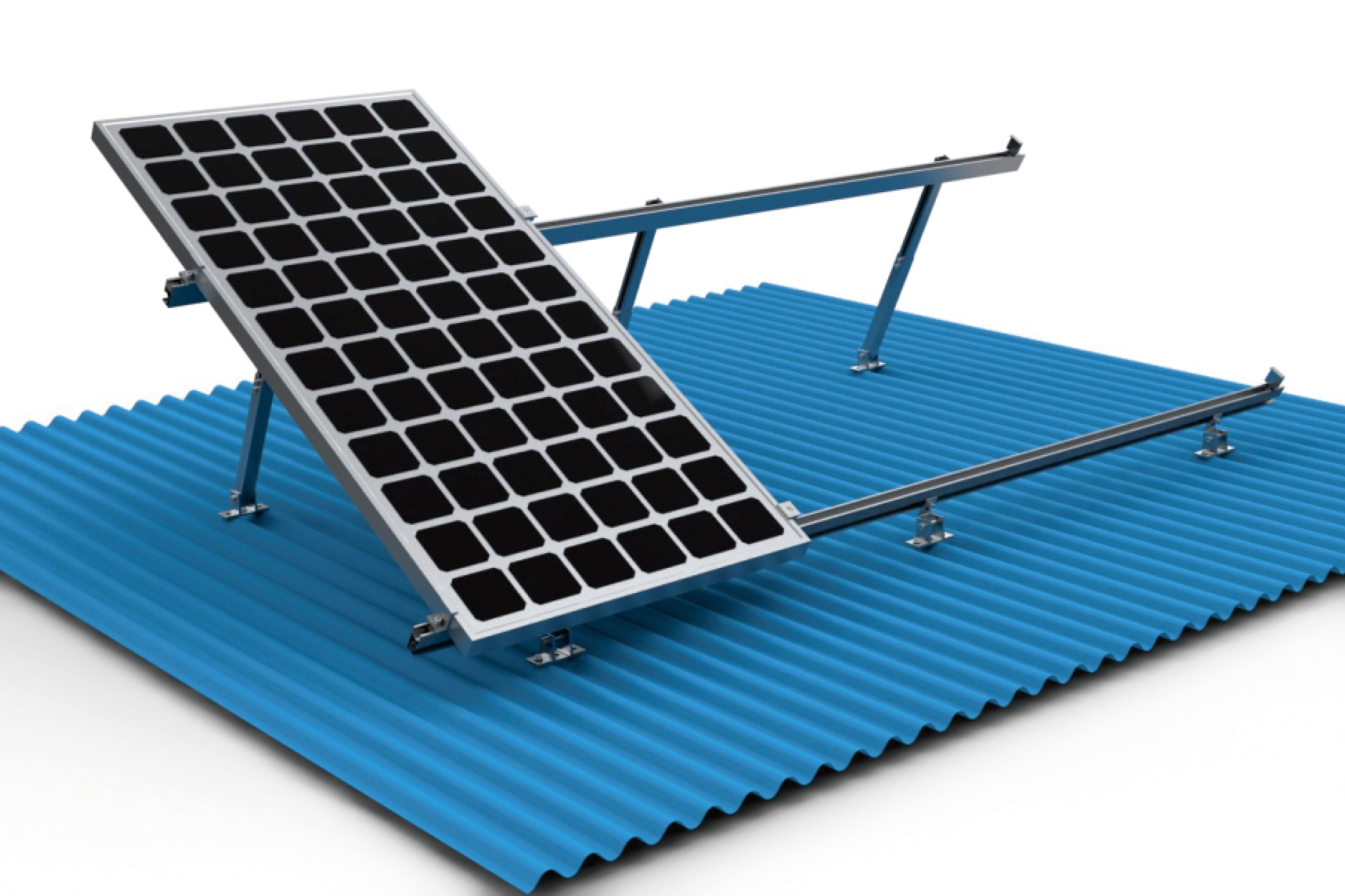 【製作予約受付け】傾斜付き カーフレイズ台 アタッチメント B-YT-L傾斜屋根用架台（塗装仕上げ）