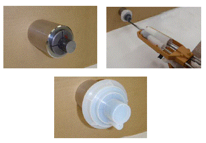 グラウトキャップ・エポキシ樹脂充填材『Gキャップ(注入口付き)』