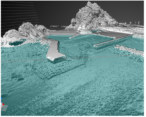 UAVグリーンレーザ測量
