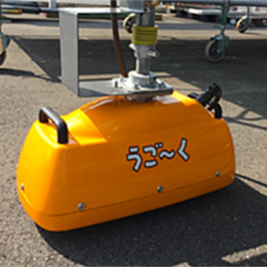 建設現場の省人化に！移動式足場用電動キャスター『うご～く』 サイト