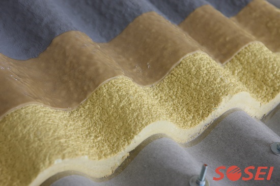 アスベスト封じ込め・スレート強度復元　蘇生工法