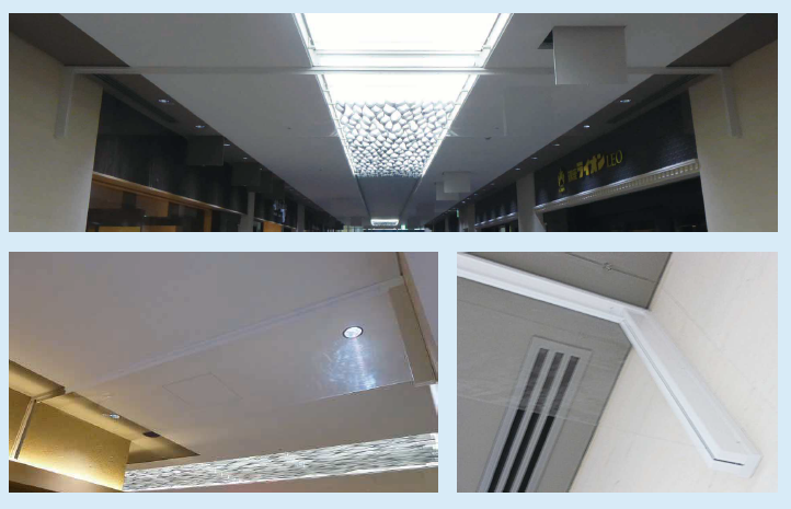 超透明膜材料　防煙垂れ膜