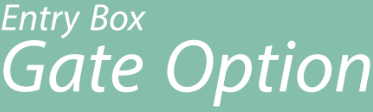 QR入場受付シ  ステム Entry Box Gate Option