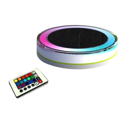 IP68　ソーラーパネル付きプールフローティングRGBライト