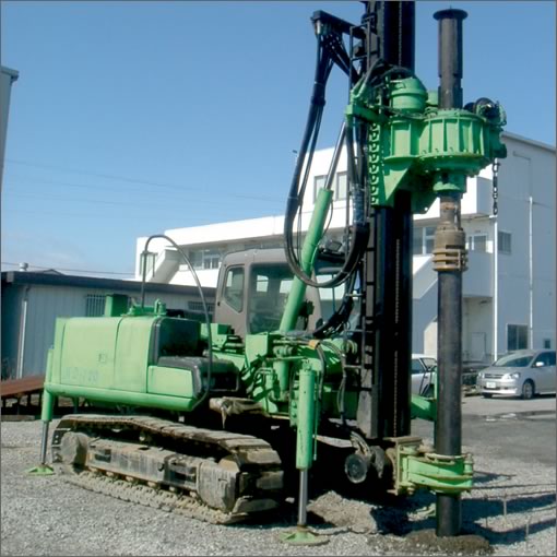 回転貫入鋼管杭『α Wing Pile』