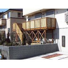 ウッドデッキ　ベランダデッキ