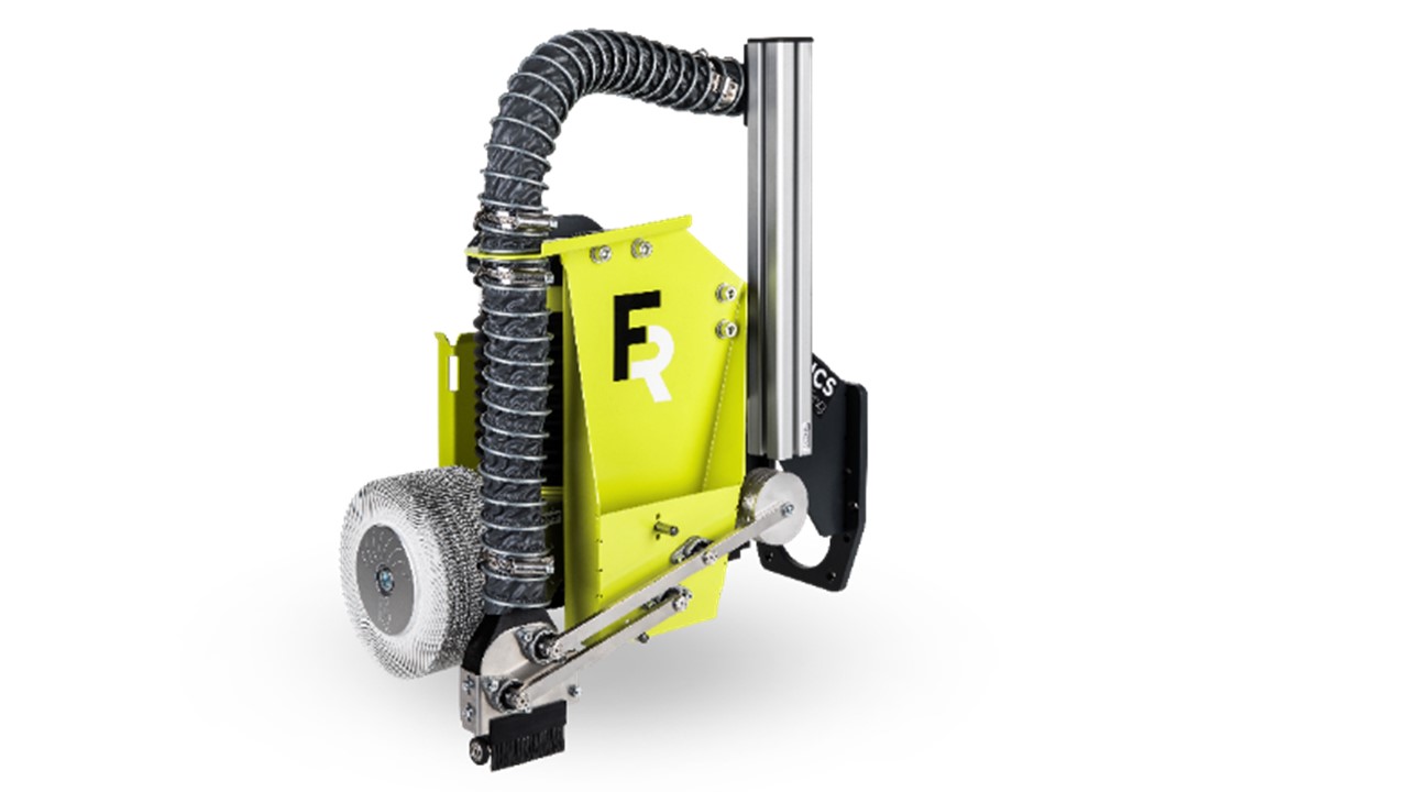 自動車ホワイトボディスポット溶接後のスパッタ除去研磨自動化を実現