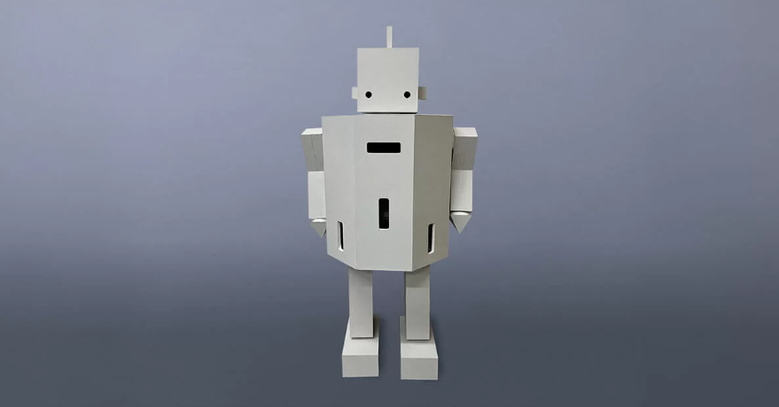 【ブログ】せっこうボードでロボットを作成