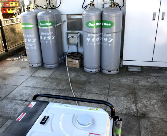 非常用電源　発電機エルソナ納入事例　軽井沢エフエム放送株式会社