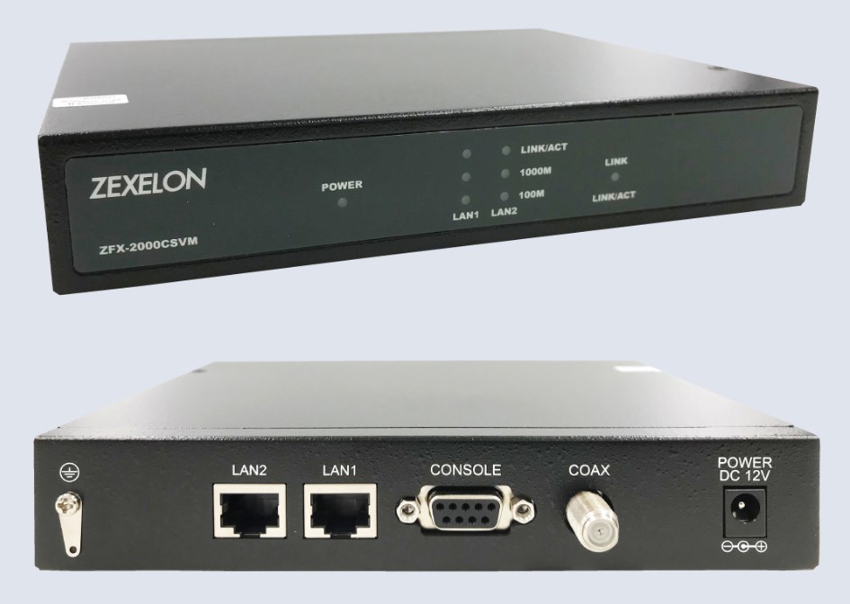 高速同軸モデム『ZFX-2000CSVM』