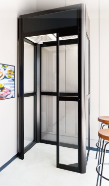 非接触入退型分煙ボックス『TOBACCLEAN（タバクリーン）』