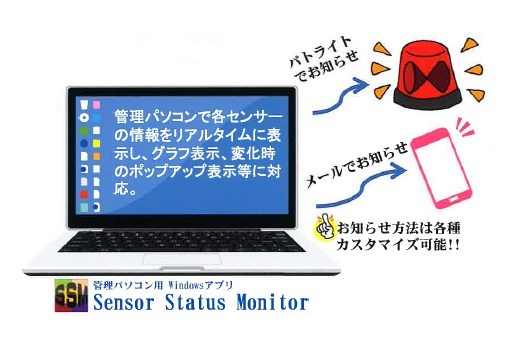 『配線工事不要な見守りIoTシステム』