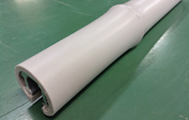 プラスチック押出成形【建材】ウェーブ手すり