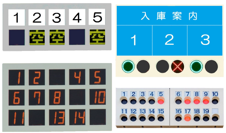 トラックターミナル在車表示板