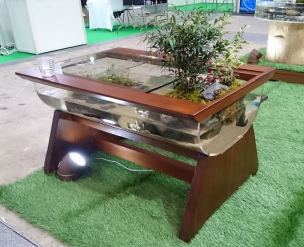 屋内ビオトープ『癒しのテーブル』