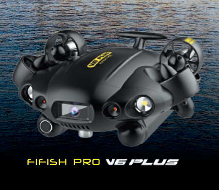 4K小型水中ドローン『ファイフィッシュ プロ V6 PLUS』