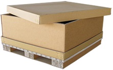 紙パレット集合包装 「エコボード集合包装」