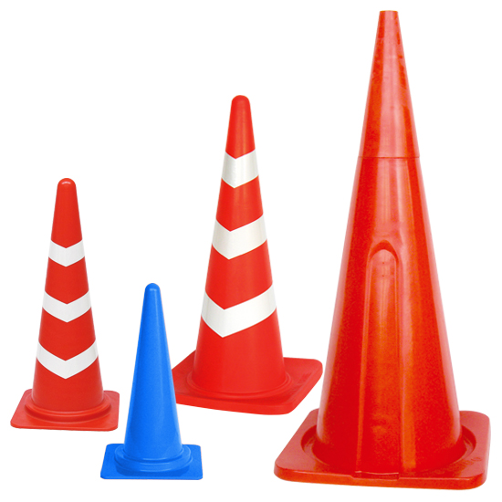 NEWエアージャンボコーン　赤　円錐型エアーポール NEWエアージャンボコーン 赤 円錐型エアーポール : 資材