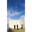 Pneumatic telescopic mast